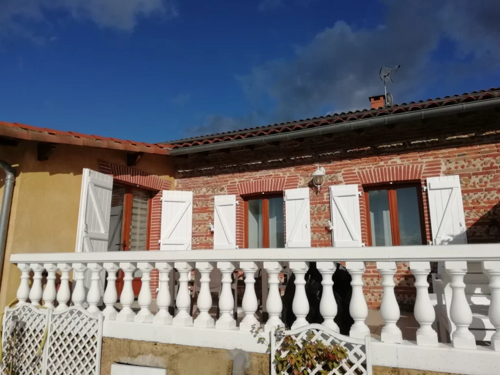 terrasse gîte