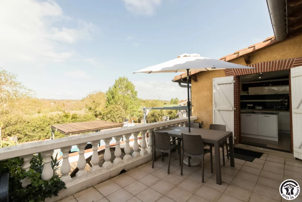 terrasse gite