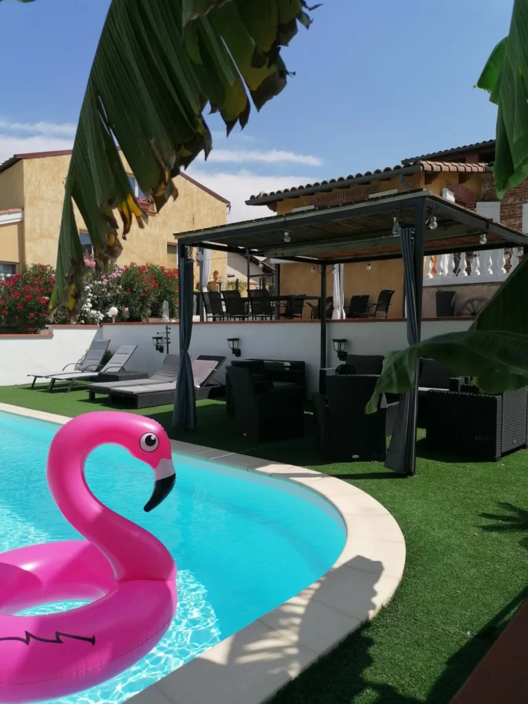 piscine gite et chambres d'hotes à lagardelle sur leze pres de muret